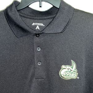 New Antigua Black University Charlotte UNCC 49ers Golf Polo Shirt XLT Tall Man